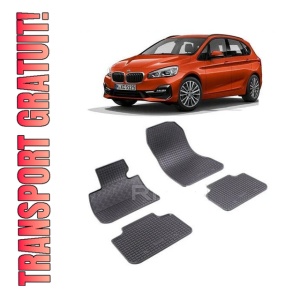 Set 4 covorase Bmw Seria 2 Active Tourer 2022-prezent, din cauciuc 100%, compatibile cu autoturismul BMW Seria 2