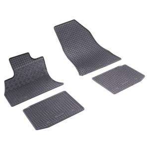 Set 4 covorase Fiat 500L 2012-2022, din cauciuc 100%, compatibile cu autoturismul FIAT 500L v1175