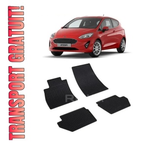 Set 4 covorase Ford Puma 2020-prezent, din cauciuc 100%, compatibile cu autoturismul FORD Puma