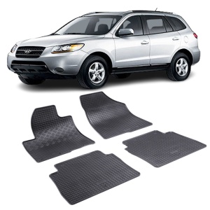 Set 4 covorase Hyundai Santa Fe 2006-2010, din cauciuc 100%, compatibile cu autoturismul HYUNDAI Santa v4151