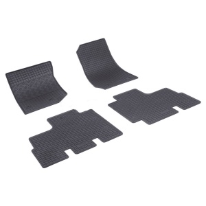 Set 4 covorase Jeep Wrangler 2007-2018, din cauciuc 100%, compatibile cu autoturismul JEEP Wrangler v1163