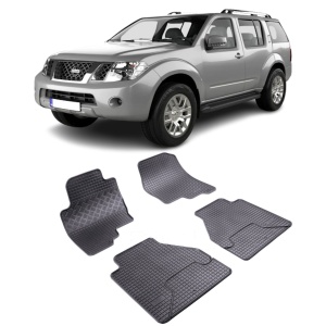 Set 4 covorase Nissan Pathfinder 2005-2010, din cauciuc 100%, compatibile cu autoturismul NISSAN Pathfinder v5393