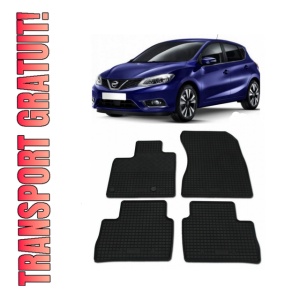 Set 4 covorase Nissan Qashqai 2022-prezent, din cauciuc 100%, compatibile cu autoturismul NISSAN Qashqai