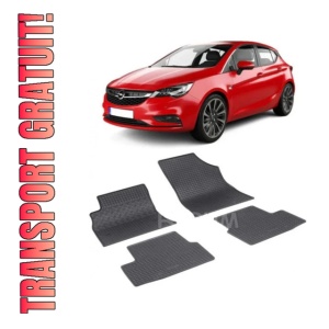 Set 4 covorase Opel Astra K 2015- Luxprezent, din cauciuc 100%, compatibile cu autoturismul OPEL Astra