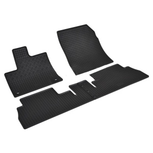 Set 4 covorase Peugeot Rifter 5M 2019-prezent, din cauciuc 100%, compatibile cu autoturismul PEUGEOT Rifter v3284