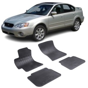 Set 4 covorase Subaru Outback 2004-2009, din cauciuc 100%, compatibile cu autoturismul SUBARU Outback v4055