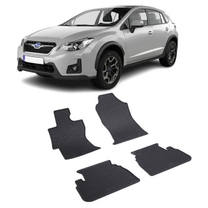 Set 4 covorase Subaru Xv 2018-prezent, din cauciuc 100%, compatibile cu autoturismul SUBARU XV v4865