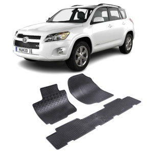 Set 4 covorase Toyota Rav4 2007-2013, din cauciuc 100%, compatibile cu autoturismul TOYOTA RAV4 v4709