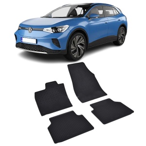 Set 4 covorase Volkswagen Id.4 2021-prezent, din cauciuc 100%, compatibile cu autoturismul Volkswagen ID.4 v5483