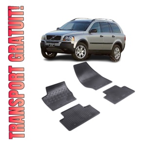 Set 4 covorase Volvo Xc90 2003-2015, din cauciuc 100%, compatibile cu autoturismul VOLVO XC90