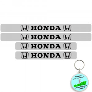Set 4 protectii praguri auto autoadezive Honda si breloc Succes, accesorii pentru autoturismul tau - masina v246952