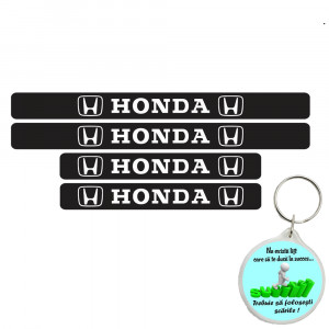 Set 4 protectii praguri auto autoadezive Honda si breloc Succes, accesorii pentru autoturismul tau - masina v246953