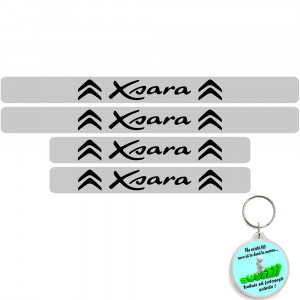 Set 4 protectii praguri auto autoadezive Xsara si breloc Succes, accesorii pentru autoturismul tau - masina v248329