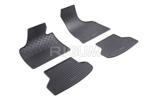 Set 5 covorase AUDI A3 8P din 05.2003-01.2013, cu covoras tunel median, CAROSERIE HATCHBACK, Presuri cauciuc 100%, compatibil cu autoturismul AUDI A3 8P, Rigum - Img 3