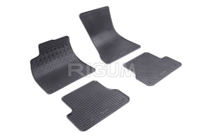 Set 5 covorase AUDI A6 C7 din 03.2011-05.2018, cu covoras tunel median, CAROSERIE SEDAN, Presuri cauciuc 100%, compatibil cu autoturismul AUDI A6 C7, Rigum - Img 3