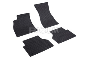 Set 5 covorase AUDI A6 C8 din 09.2018-PREZENT, cu covoras tunel median, CAROSERIE COMBI, Presuri cauciuc 100%, compatibil cu autoturismul AUDI A6 C8, Rigum - Img 3