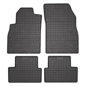 Set 5 covorase auto CHEVROLET ORLANDO (J309) din 2005-2012, cu covoras tunel median, presuri auto din cauciuc, 4x Stickere auto cu CHEVROLET - Img 3