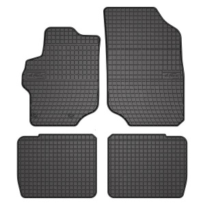 Set 5 covorase auto CITROEN C-ELYSEE (DD_) din 2020-2023, cu covoras tunel median, presuri auto din cauciuc, 4x Stickere auto cu CITROEN - Img 3
