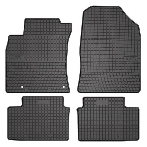 Set 5 covorase auto KIA CEED Sportswagon (CD) din 2007-2014, cu covoras tunel median, presuri auto din cauciuc, 4x Stickere auto cu KIA - Img 3