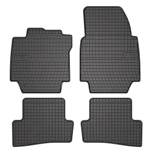 Set 5 covorase auto RENAULT CAPTUR I (J5_, H5_) din 2010-2017, cu covoras tunel median, presuri auto din cauciuc, 4x Stickere auto cu RENAULT - Img 3