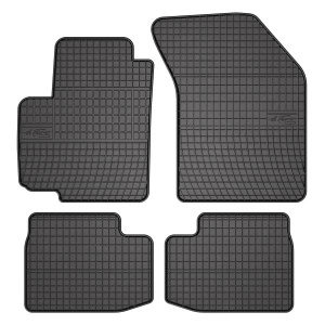 Set 5 covorase auto SUZUKI SX4 Saloon (GY, RW) din 2015-2021, cu covoras tunel median, presuri auto din cauciuc, 4x Stickere auto cu SUZUKI - Img 3
