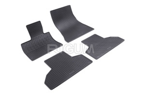 Set 5 covorase BMW X6 F16 din 11.2014-10.2019, cu covoras tunel median, CAROSERIE SUV, Presuri cauciuc 100%, compatibil cu autoturismul BMW X6 F16, Rigum - Img 3