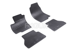 Set 5 covorase FORD B-MAX din 09.2012-11.2017, cu covoras tunel median, CAROSERIE VAN, Presuri cauciuc 100%, compatibil cu autoturismul FORD B-MAX, Rigum - Img 3