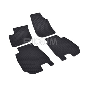 Set 5 covorase HONDA HR-V III din 09.2021-PREZENT, cu covoras tunel median, CAROSERIE SUV, Presuri cauciuc 100%, compatibil cu autoturismul HONDA HR-V III, Rigum - Img 3