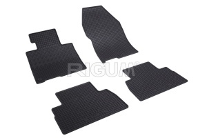 Set 5 covorase HYUNDAI SANTA FE IV din 08.2018-2020, cu covoras tunel median, CAROSERIE SUV, Presuri cauciuc 100%, compatibil cu autoturismul HYUNDAI SANTA FE IV, Rigum - Img 3