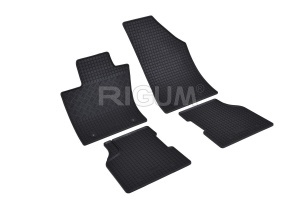 Set 5 covorase JEEP COMPASS II din 08.2017-PREZENT, cu covoras tunel median, CAROSERIE SUV INCLUSIV FACELIFT, Presuri cauciuc 100%, compatibil cu autoturismul JEEP COMPASS II, Rigum - Img 3