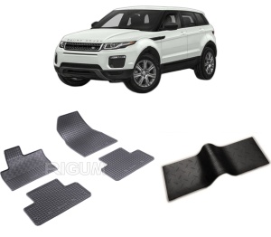 Set 5 covorase LAND ROVER RANGE ROVER EVOQUE I din 07.2011-03.2019, cu covoras tunel median, CAROSERIE SUV, Presuri cauciuc 100%, compatibil cu autoturismul LAND ROVER RANGE ROVER EVOQUE I, Rigum - Img 2