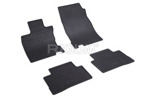 Set 5 covorase NISSAN QASHQAI II din 02.2014-05.2021, cu covoras tunel median, CAROSERIE SUV, Presuri cauciuc 100%, compatibil cu autoturismul NISSAN QASHQAI II, Rigum - Img 3
