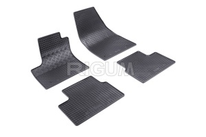 Set 5 covorase OPEL MERIVA B din 03.2010-06.2017, cu covoras tunel median, CAROSERIE VAN, Presuri cauciuc 100%, compatibil cu autoturismul OPEL MERIVA B, Rigum - Img 3