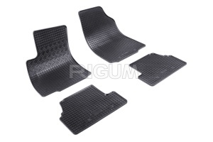Set 5 covorase OPEL MOKKA A din 09.2012-06.2019, cu covoras tunel median, CAROSERIE SUV, Presuri cauciuc 100%, compatibil cu autoturismul OPEL MOKKA A, Rigum - Img 3