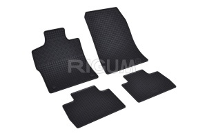 Set 5 covorase PEUGEOT 408 PHEV din 2023-PREZENT, cu covoras tunel median, CAROSERIE SUV, Presuri cauciuc 100%, compatibil cu autoturismul PEUGEOT 408 PHEV, Rigum - Img 3