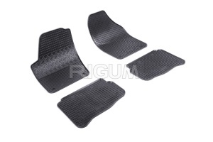 Set 5 covorase SEAT IBIZA III din 02.2002-2008, cu covoras tunel median, CAROSERIE HATCHBACK 6L, Presuri cauciuc 100%, compatibil cu autoturismul SEAT IBIZA III, Rigum - Img 3
