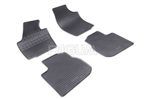 Set 5 covorase SEAT TOLEDO IV din 02.2013-05.2019, cu covoras tunel median, CAROSERIE HATCHBACK, Presuri cauciuc 100%, compatibil cu autoturismul SEAT TOLEDO IV, Rigum - Img 3