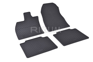 Set 5 covorase TOYOTA BZ4X din 07.2022-PREZENT, cu covoras tunel median, CAROSERIE SUV, Presuri cauciuc 100%, compatibil cu autoturismul TOYOTA BZ4X, Rigum - Img 3