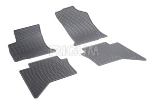 Set 5 covorase TOYOTA HILUX din 09.2016-PREZENT, cu covoras tunel median, CAROSERIE PICK-UP, Presuri cauciuc 100%, compatibil cu autoturismul TOYOTA HILUX, Rigum - Img 3