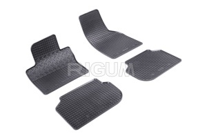 Set 5 covorase VOLKSWAGEN JETTA VII FACELIFT din 2022-PREZENT, cu covoras tunel median, CAROSERIE SEDAN, Presuri cauciuc 100%, compatibil cu autoturismul VOLKSWAGEN JETTA VII FACELIFT, Rigum - Img 3