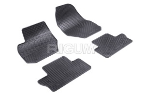 Set 5 covorase VOLVO V 60 I din 10.2010-01.2018, cu covoras tunel median, CAROSERIE COMBI, Presuri cauciuc 100%, compatibil cu autoturismul VOLVO V 60 I, Rigum - Img 3