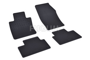 Set 5 covorase VOLVO V 60 II din 07.2018-PREZENT, cu covoras tunel median, CAROSERIE COMBI, Presuri cauciuc 100%, compatibil cu autoturismul VOLVO V 60 II, Rigum - Img 3