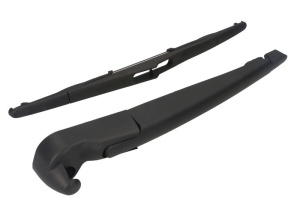 Set brat stergator spate cu lamela pentru JEEP WRANGLER III (JK) din 2006-2011, pentru spate, din cauciuc siliconat rezistent, 4 stickere auto JEEP v1763