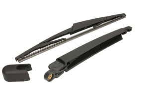 Set brat stergator spate cu lamela pentru KIA CARNIVAL / GRAND CARNIVAL III (VQ) din 2006-2015, pentru spate, din cauciuc siliconat rezistent, 4 stickere auto KIA v1693