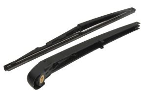 Set brat stergator spate cu lamela pentru LANCIA MUSA (350_) din 2004-2012, pentru spate, din cauciuc siliconat rezistent, 4 stickere auto LANCIA v1609