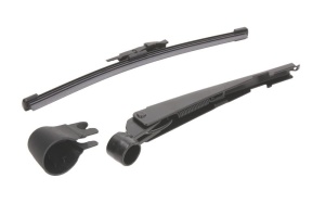 Set brat stergator spate cu lamela pentru MERCEDES-BENZ A-CLASS (W176) din 2012-2018, pentru spate, din cauciuc siliconat rezistent, 4 stickere auto MERCEDES-BENZ v1370