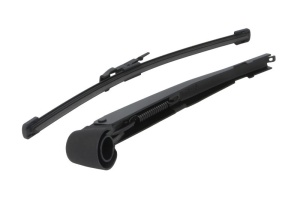 Set brat stergator spate cu lamela pentru MERCEDES-BENZ C-CLASS T-Model (S205) din 2014-2021, pentru spate, din cauciuc siliconat rezistent, 4 stickere auto MERCEDES-BENZ v1454
