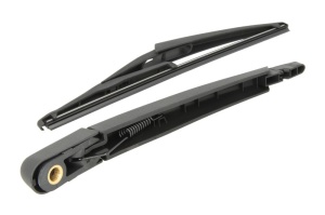 Set brat stergator spate cu lamela pentru NISSAN MICRA C+C III (K12) din 2005-2010, pentru spate, din cauciuc siliconat rezistent, 4 stickere auto NISSAN v1202