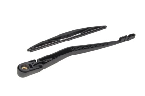 Set brat stergator spate cu lamela pentru NISSAN MICRA IV (K13K, K13KK) din 2010-2015, pentru spate, din cauciuc siliconat rezistent, 4 stickere auto NISSAN v1238
