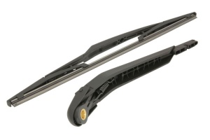 Set brat stergator spate cu lamela pentru PEUGEOT BIPPER TEPEE din 2008-2010, pentru spate, din cauciuc siliconat rezistent, 4 stickere auto PEUGEOT v926